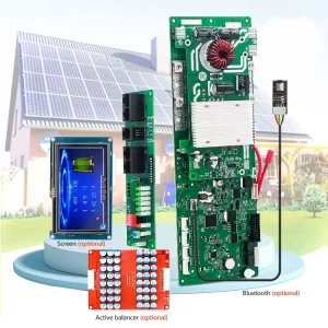 BMS Inteligente com Lcd a Cores tátil NCM 14s e 16s 150A