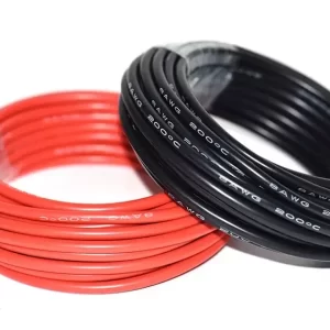 Cabo de silicone flexível para bateria