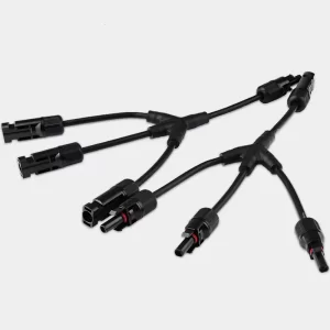 Conector PV Tipo Y Conexão Paralela Sistema de Painel Solar